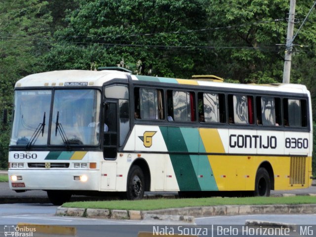 Empresa Gontijo de Transportes 8360 na cidade de Belo Horizonte, Minas Gerais, Brasil, por Natã  Souza. ID da foto: 4696563.