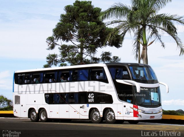 Auto Viação Catarinense 3526 na cidade de Londrina, Paraná, Brasil, por Lucas Oliveira . Número da foto: #4700599.
