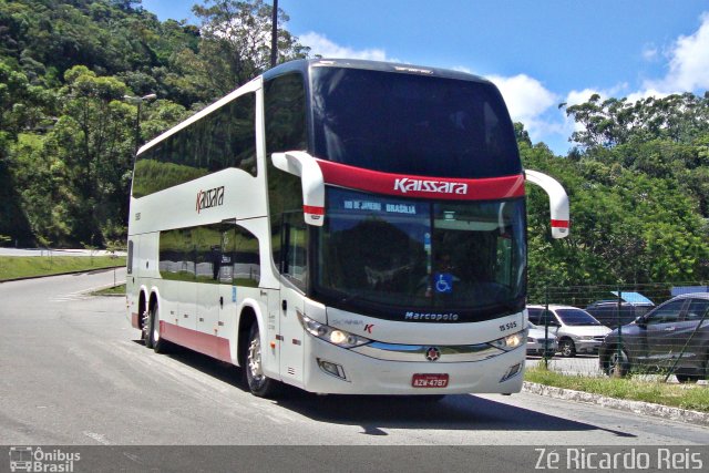 Kaissara - Viação Caiçara 15505 na cidade de Petrópolis, Rio de Janeiro, Brasil, por Zé Ricardo Reis. ID da foto: 4698991.