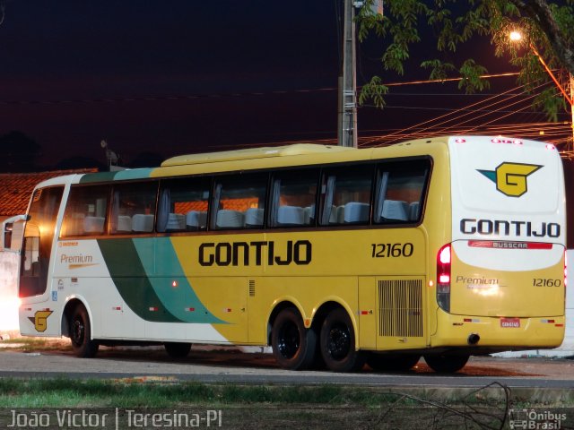 Empresa Gontijo de Transportes 12160 na cidade de Teresina, Piauí, Brasil, por João Victor. Número da foto: #4702691.