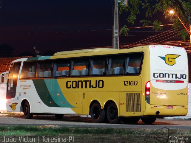 Empresa Gontijo de Transportes 12160 na cidade de Teresina, Piauí, Brasil, por João Victor. ID da foto: 4702691.