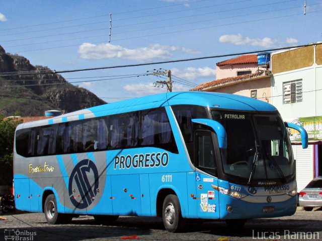 Auto Viação Progresso 6111 na cidade de Serra Talhada, Pernambuco, Brasil, por Lucas Ramon. Número da foto: #4701997.