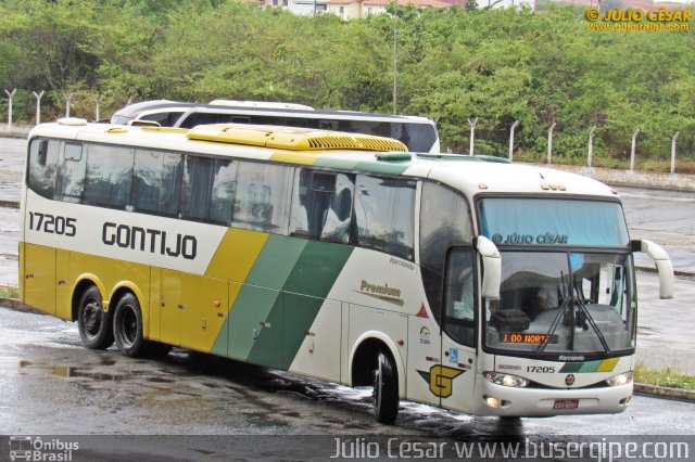 Empresa Gontijo de Transportes 17205 na cidade de Aracaju, Sergipe, Brasil, por Julio Cesar  Barbosa Martins. Número da foto: #4702868.
