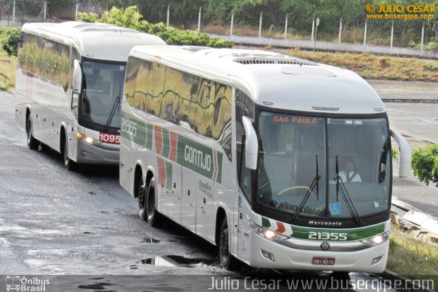 Empresa Gontijo de Transportes 21355 na cidade de Aracaju, Sergipe, Brasil, por Julio Cesar  Barbosa Martins. Número da foto: #4702869.