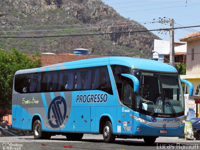 Auto Viação Progresso 6360 na cidade de Serra Talhada, Pernambuco, Brasil, por Lucas Ramon. Número da foto: #4701995.