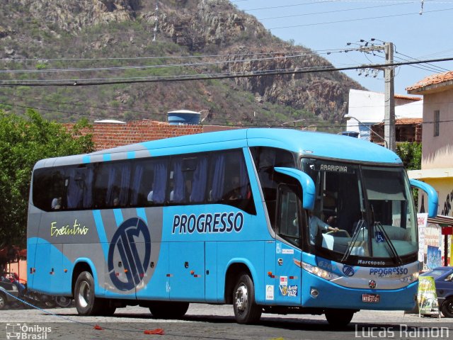 Auto Viação Progresso 6360 na cidade de Serra Talhada, Pernambuco, Brasil, por Lucas Ramon. ID da foto: 4701995.