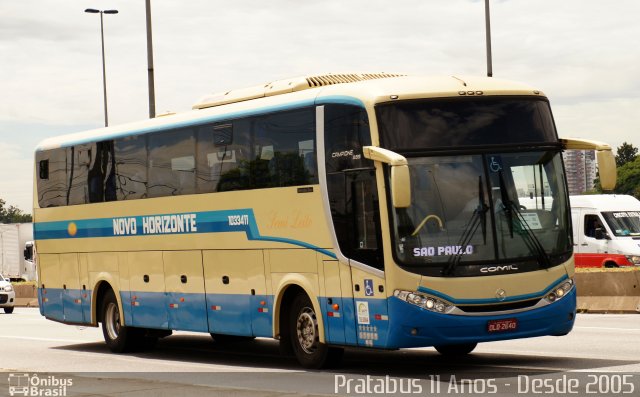 Viação Novo Horizonte 1033411 na cidade de São Paulo, São Paulo, Brasil, por Cristiano Soares da Silva. Número da foto: #4701300.