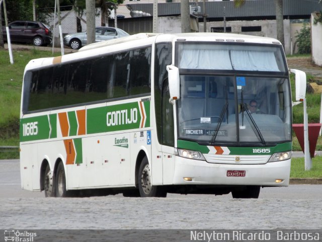 Empresa Gontijo de Transportes 11685 na cidade de Perdões, Minas Gerais, Brasil, por Nélyton Ricardo  Barbosa. ID da foto: 4702050.