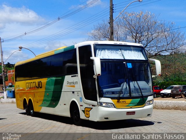 Empresa Gontijo de Transportes 16015 na cidade de Coronel Fabriciano, Minas Gerais, Brasil, por Graciliano Santos Passos. ID da foto: 4702479.