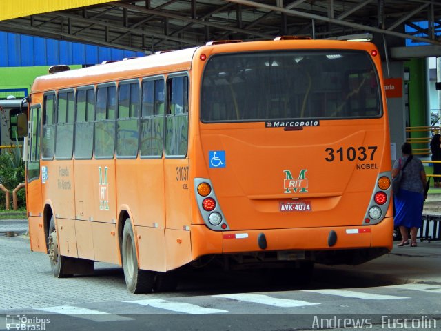 Viação Nobel 31037 na cidade de Fazenda Rio Grande, Paraná, Brasil, por Andrews  Fuscolin. Número da foto: #4702744.