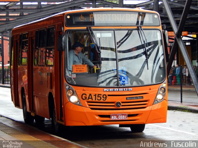 Viação Cidade Sorriso GA159 na cidade de Curitiba, Paraná, Brasil, por Andrews  Fuscolin. ID da foto: 4702754.