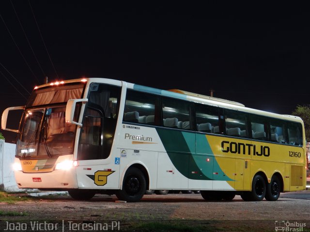 Empresa Gontijo de Transportes 12160 na cidade de Teresina, Piauí, Brasil, por João Victor. Número da foto: #4705439.