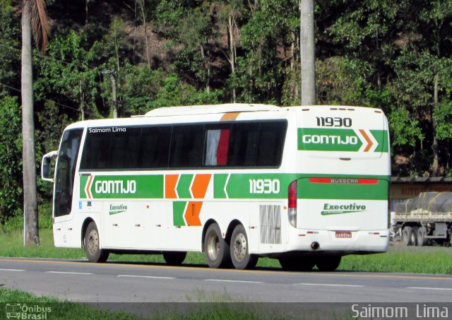 Empresa Gontijo de Transportes 11930 na cidade de Viana, Espírito Santo, Brasil, por Saimom  Lima. ID da foto: 4703907.