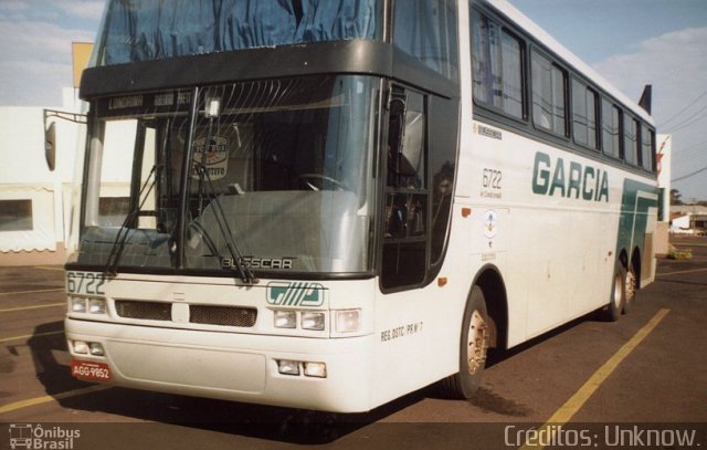 Viação Garcia 6722 na cidade de Londrina, Paraná, Brasil, por J. Carlos Gámez. Número da foto: #4704823.