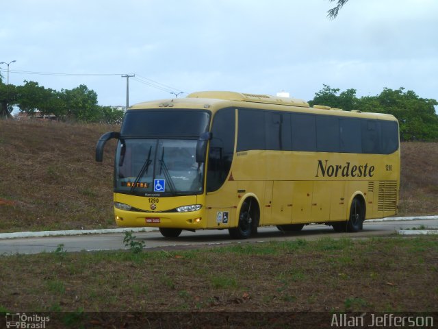 Viação Nordeste 1290 na cidade de Natal, Rio Grande do Norte, Brasil, por Allan Jefferson. Número da foto: #4705734.