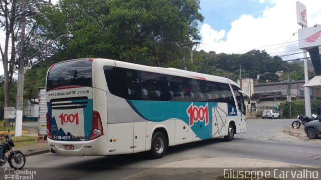 Auto Viação 1001 RJ 108.422 na cidade de Nova Friburgo, Rio de Janeiro, Brasil, por Giuseppe Carvalho. Número da foto: #4703148.