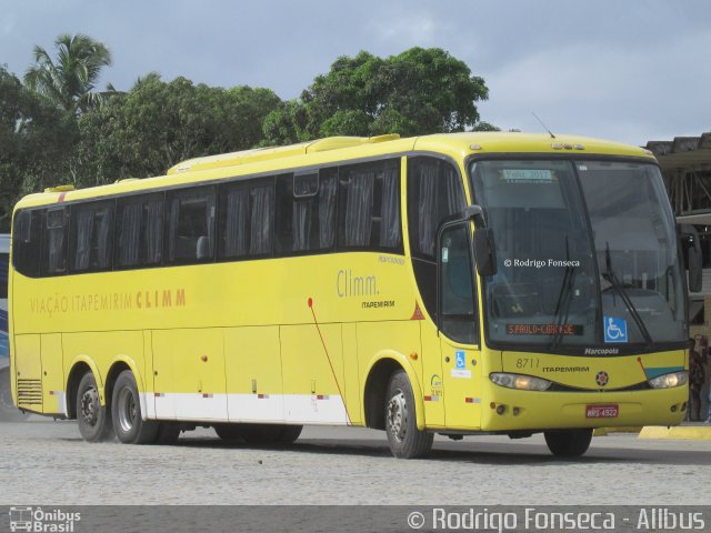 Viação Itapemirim 8711 na cidade de Messias, Alagoas, Brasil, por Rodrigo Fonseca. Número da foto: #4704260.