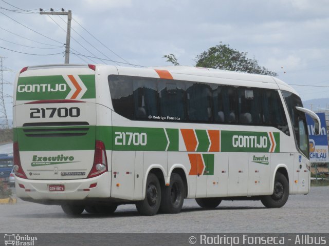 Empresa Gontijo de Transportes 21700 na cidade de Messias, Alagoas, Brasil, por Rodrigo Fonseca. Número da foto: #4704239.
