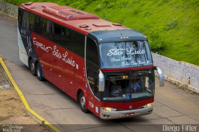 Expresso São Luiz 7130 na cidade de Cuiabá, Mato Grosso, Brasil, por Diego Eifler. ID da foto: 4704621.