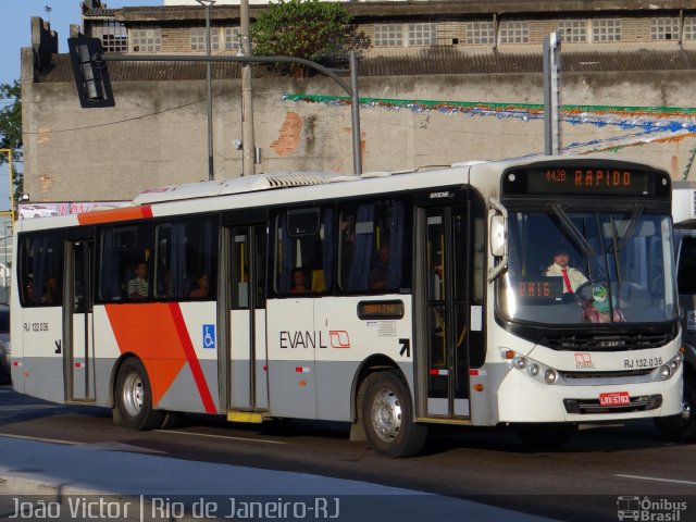 Evanil Transportes e Turismo RJ 132.036 na cidade de Rio de Janeiro, Rio de Janeiro, Brasil, por João Victor. ID da foto: 4705380.