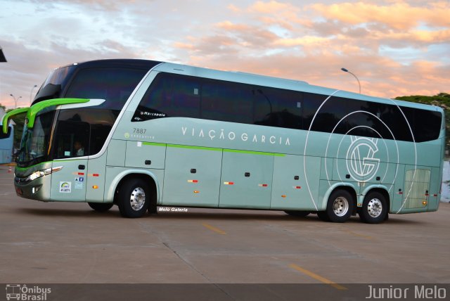 Viação Garcia 7887 na cidade de Maringá, Paraná, Brasil, por José Melo. ID da foto: 4707669.