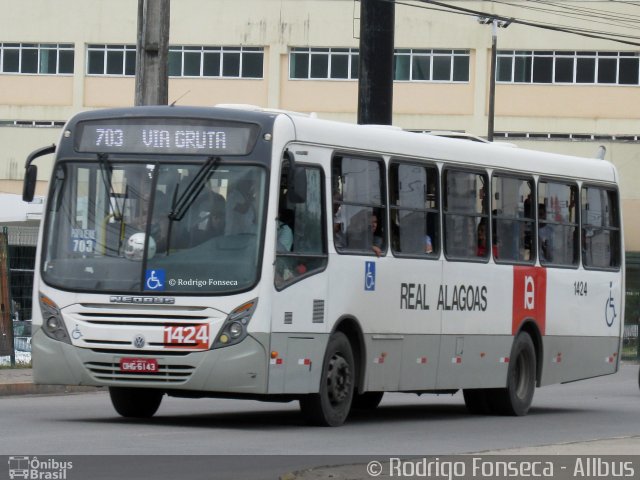 Real Alagoas de Viação 1424 na cidade de Maceió, Alagoas, Brasil, por Rodrigo Fonseca. Número da foto: #4706997.