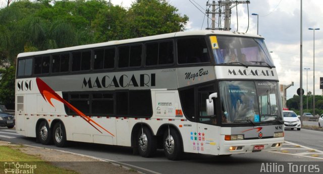 Auto Ônibus Macacari 8080 na cidade de São Paulo, São Paulo, Brasil, por Atilio Torres. ID da foto: 4709069.