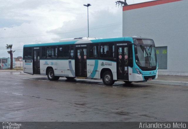 Maraponga Transportes 26600 na cidade de Fortaleza, Ceará, Brasil, por Arianderso Melo. ID da foto: 4710166.