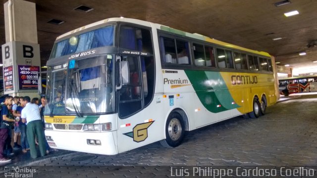 Empresa Gontijo de Transportes 11320 na cidade de Belo Horizonte, Minas Gerais, Brasil, por Luis Philippe Cardoso Coelho. ID da foto: 4710192.