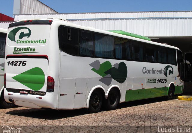 Viação Continental de Transportes 14275 na cidade de Ribeirão Preto, São Paulo, Brasil, por Lucas Lima. Número da foto: #4710471.