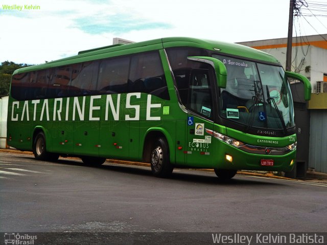 Auto Viação Catarinense 3316 na cidade de Sorocaba, São Paulo, Brasil, por Weslley Kelvin Batista. ID da foto: 4711738.