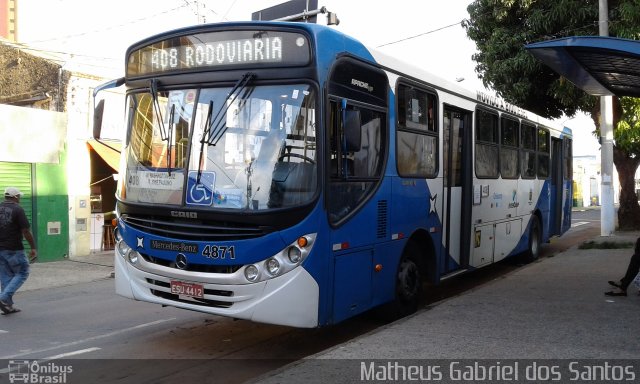 Onicamp Transporte Coletivo 4871 na cidade de Campinas, São Paulo, Brasil, por Matheus Gabriel dos Santos. Número da foto: #4712403.