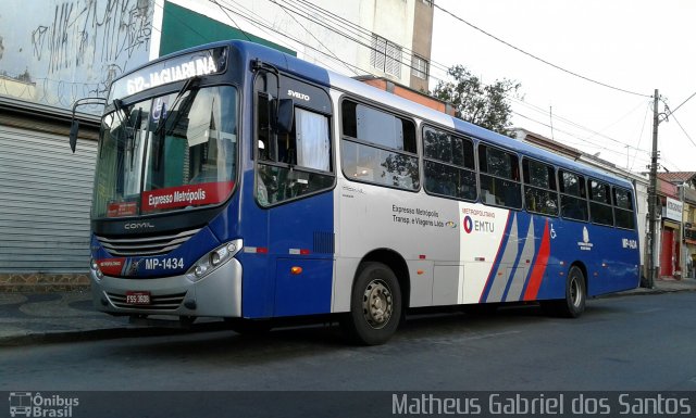 Expresso Metrópolis Transportes e Viagens MP-1434 na cidade de Campinas, São Paulo, Brasil, por Matheus Gabriel dos Santos. Número da foto: #4712434.