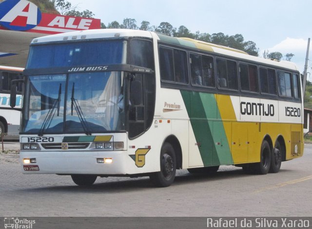 Empresa Gontijo de Transportes 15220 na cidade de Paraíba do Sul, Rio de Janeiro, Brasil, por Rafael da Silva Xarão. ID da foto: 4713520.