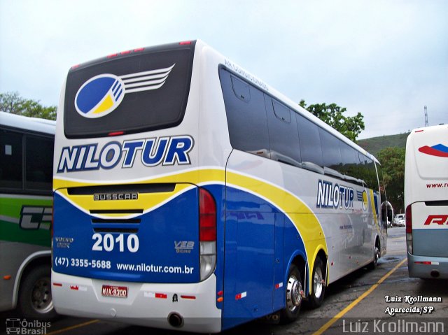 Nilotur - Nilo Transportes e Turismo 2010 na cidade de Aparecida, São Paulo, Brasil, por Luiz Krolman. Número da foto: #4711367.