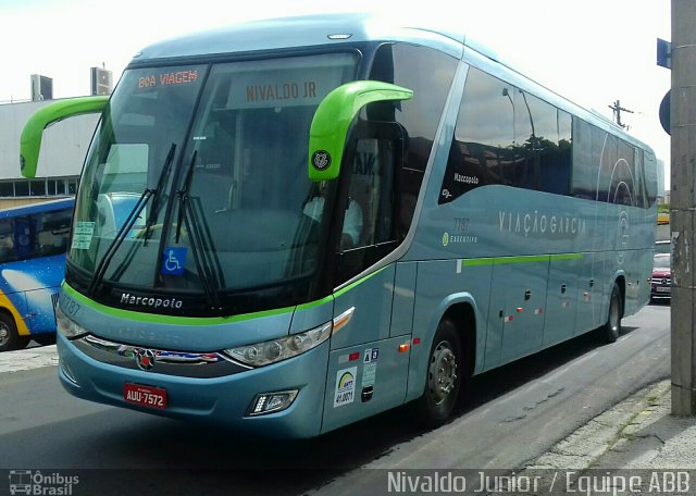 Viação Garcia 7787 na cidade de Sorocaba, São Paulo, Brasil, por Nivaldo Junior. Número da foto: #4712314.