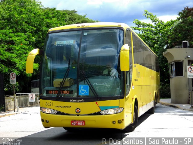 Viação Itapemirim 8621 na cidade de São Paulo, São Paulo, Brasil, por Rafael Santos. ID da foto: 4712409.