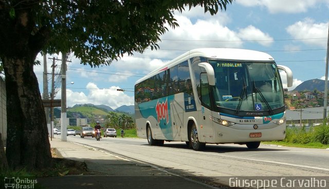 Auto Viação 1001 RJ 108.273 na cidade de Nova Friburgo, Rio de Janeiro, Brasil, por Giuseppe Carvalho. ID da foto: 4713413.