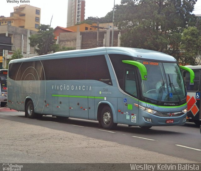 Viação Garcia 7246 na cidade de Sorocaba, São Paulo, Brasil, por Weslley Kelvin Batista. ID da foto: 4711743.