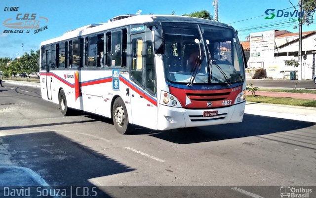 Transporte Tropical 4037 na cidade de Aracaju, Sergipe, Brasil, por David  Souza. Número da foto: #4713344.