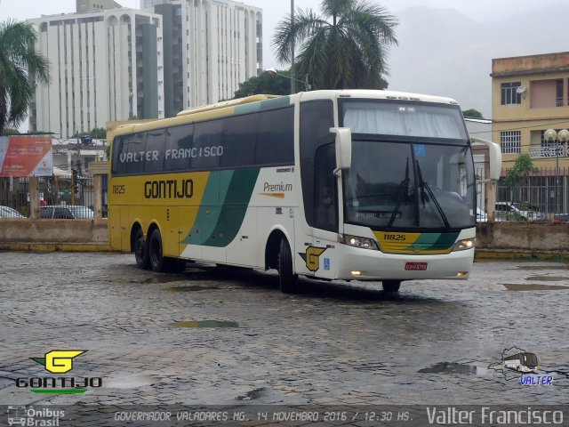 Empresa Gontijo de Transportes 11825 na cidade de Governador Valadares, Minas Gerais, Brasil, por Valter Francisco. Número da foto: #4713307.