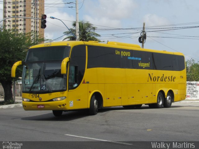 Viação Nordeste 1704 na cidade de Natal, Rio Grande do Norte, Brasil, por Walky Martins Nascimento. Número da foto: #4712683.