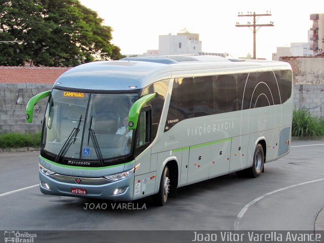 Viação Garcia 7476 na cidade de Campinas, São Paulo, Brasil, por Joao Vitor Varella Avance. Número da foto: #4712406.