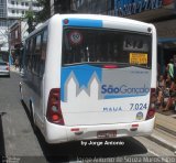 Viação Mauá 7.024 na cidade de São Gonçalo, Rio de Janeiro, Brasil, por Jorge Antonio de Souza Muros Filho. Número da foto: #:id.
