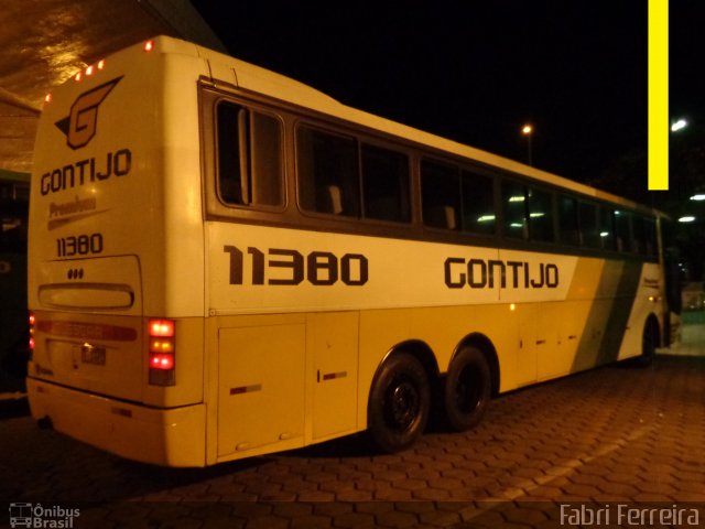 Empresa Gontijo de Transportes 11380 na cidade de Belo Horizonte, Minas Gerais, Brasil, por Fabri Ferreira. ID da foto: 4715918.