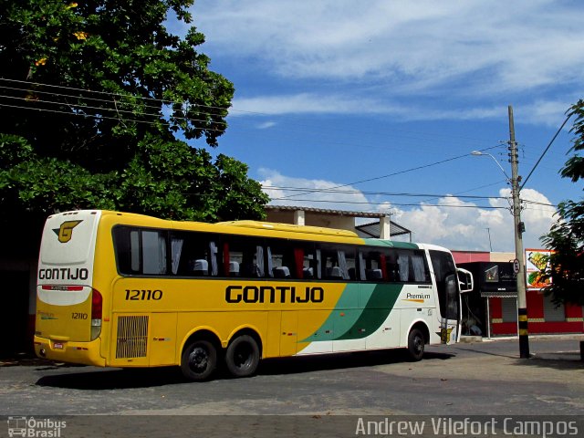 Empresa Gontijo de Transportes 12110 na cidade de Pirapora, Minas Gerais, Brasil, por Andrew Campos. ID da foto: 4715437.