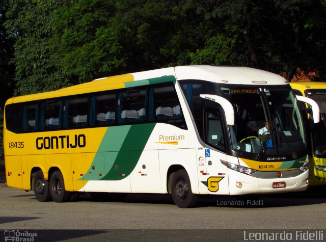 Empresa Gontijo de Transportes 18435 na cidade de São Paulo, São Paulo, Brasil, por Leonardo Fidelli. Número da foto: #4714619.