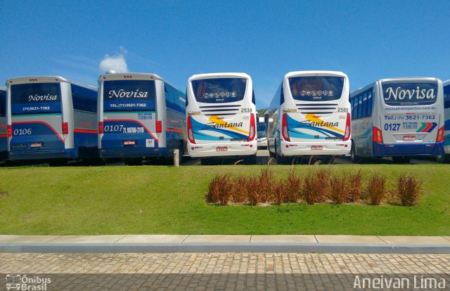 Empresas de Transportes Santana e São Paulo 2530 na cidade de Camaçari, Bahia, Brasil, por Aneivan Lima. ID da foto: 4715572.