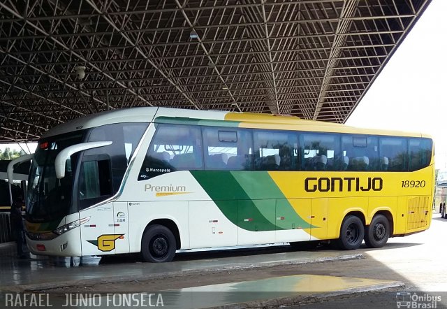 Empresa Gontijo de Transportes 18920 na cidade de Patos de Minas, Minas Gerais, Brasil, por RAFAEL  JUNIO FONSECA. Número da foto: #4715709.