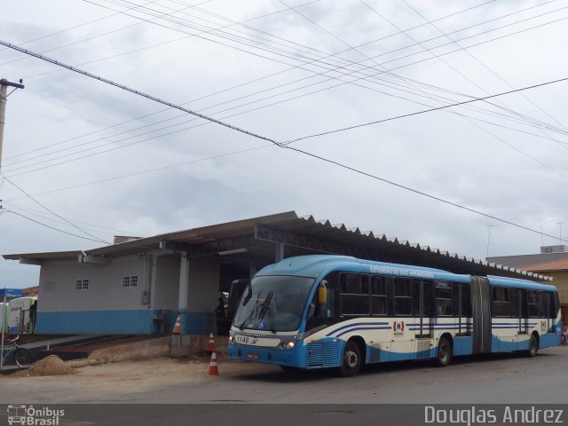 Metrobus 1148 na cidade de Goianira, Goiás, Brasil, por Douglas Andrez. Número da foto: #4715193.